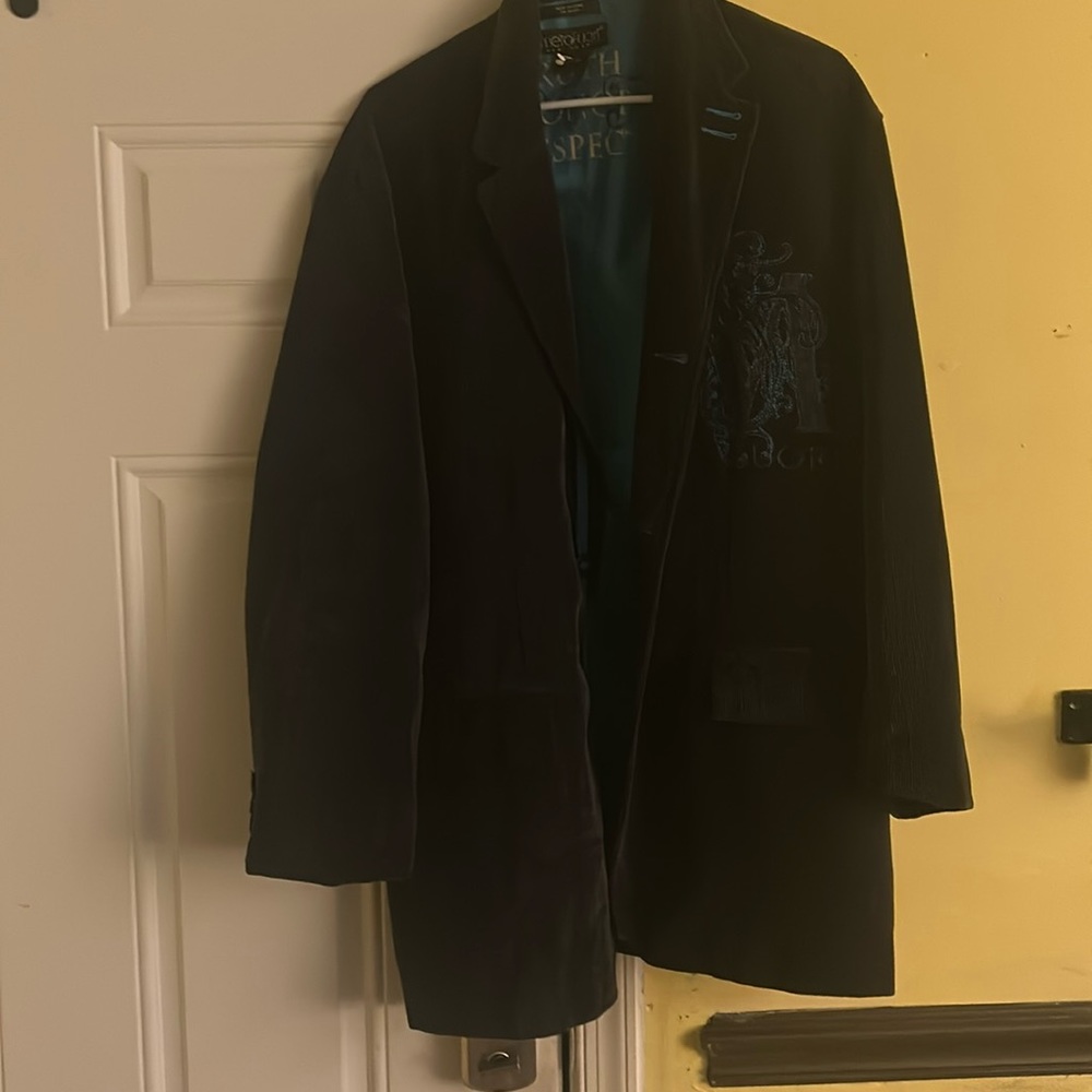 Metafuori Blazer Blue , With Logo On The Front And Back